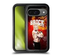 Head Case Designs Licenza Ufficiale WWE Brock Lesnar Superstars Custodia Antiurto Ultra Blindata Compatibile con Google Pixel 9 / Pixel 9 PRO