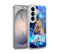 Head Case Designs Licenza Ufficiale WWE Charlotte Flair Wrestlemania 38 Superstars Custodia in Gel [Protezione di Grado Militare] Compatibile con Samsung Galaxy S26 Plus