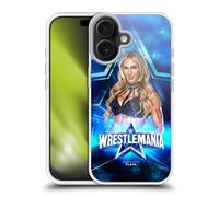 Head Case Designs Licenza Ufficiale WWE Charlotte Flair Wrestlemania 38 Superstars Custodia in Gel [Protezione di Grado Militare] Compatibile con Apple iPhone 17