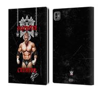 Head Case Designs Licenza Ufficiale WWE Destroyer & Creator Triple H Custodia Portafoglio in Pelle Compatibile con Apple iPad PRO 11 M4 2024