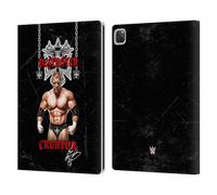 Head Case Designs Licenza Ufficiale WWE Destroyer & Creator Triple H Custodia Portafoglio in Pelle Compatibile con Apple iPad PRO 13 M4 2024