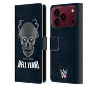 Head Case Designs Licenza Ufficiale WWE Diavolo, Sì Stone Cold Steve Austin Custodia Portafoglio in Pelle Compatibile con Apple iPhone 18 Pro Max