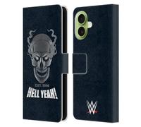 Head Case Designs Licenza Ufficiale WWE Diavolo, Sì Stone Cold Steve Austin Custodia Portafoglio in Pelle Compatibile con Apple iPhone 17