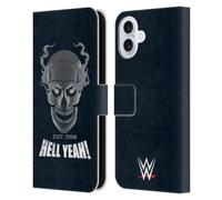 Head Case Designs Licenza Ufficiale WWE Diavolo, Sì Stone Cold Steve Austin Custodia Portafoglio in Pelle Compatibile con Apple iPhone 16 Plus