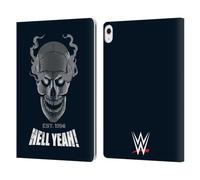 Head Case Designs Licenza Ufficiale WWE Diavolo, Sì Stone Cold Steve Austin Custodia Portafoglio in Pelle Compatibile con Apple iPad Air 13 2024/2025