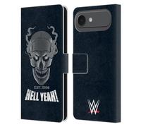 Head Case Designs Licenza Ufficiale WWE Diavolo, Sì Stone Cold Steve Austin Custodia Portafoglio in Pelle Compatibile con Apple iPhone 17 Air