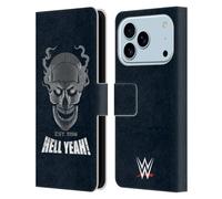 Head Case Designs Licenza Ufficiale WWE Diavolo, Sì Stone Cold Steve Austin Custodia Portafoglio in Pelle Compatibile con Apple iPhone 17 PRO