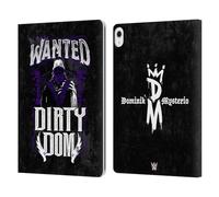 Head Case Designs Licenza Ufficiale WWE Dirty Dom Dominik Mysterio Custodia Portafoglio in Pelle Compatibile con Apple iPad Air 13 2024/2025