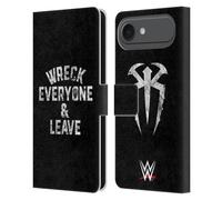 Head Case Designs Licenza Ufficiale WWE Distruggi Tutti e Parti R. Reigns Grafiche Custodia Portafoglio in Pelle Compatibile con Apple iPhone 17 Air