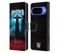 Head Case Designs Licenza Ufficiale WWE Eterna The Undertaker Custodia Portafoglio in Pelle Compatibile con Google Pixel 10