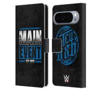 Head Case Designs Licenza Ufficiale WWE Evento Principale Jey Uso Custodia Portafoglio in Pelle Compatibile con Google Pixel 10 Pro XL