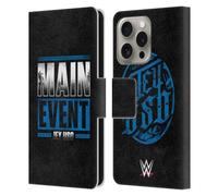 Head Case Designs Licenza Ufficiale WWE Evento Principale Jey Uso Custodia Portafoglio in Pelle Compatibile con Apple iPhone 16 Pro