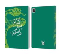 Head Case Designs Licenza Ufficiale WWE Firma Jake The Snake Roberts Custodia Portafoglio in Pelle Compatibile con Apple iPad PRO 13 M4 2024