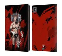Head Case Designs Licenza Ufficiale WWE Foto Figura Intera Triple H Custodia Portafoglio in Pelle Compatibile con Apple iPad PRO 11 M4 2024