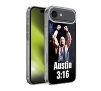 Head Case Designs Licenza Ufficiale WWE Foto Stone Cold Steve Austin Custodia in Gel [Protezione di Grado Militare] Compatibile con Apple iPhone 17 Air