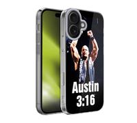Head Case Designs Licenza Ufficiale WWE Foto Stone Cold Steve Austin Custodia in Gel [Protezione di Grado Militare] Compatibile con Apple iPhone 17