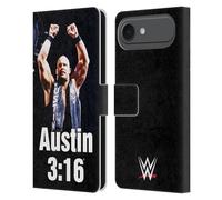 Head Case Designs Licenza Ufficiale WWE Foto Stone Cold Steve Austin Custodia Portafoglio in Pelle Compatibile con Apple iPhone 17 Air