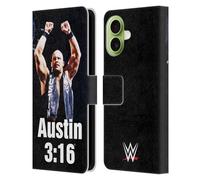 Head Case Designs Licenza Ufficiale WWE Foto Stone Cold Steve Austin Custodia Portafoglio in Pelle Compatibile con Apple iPhone 17