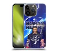 Head Case Designs Licenza Ufficiale WWE Fulmine Roman Reigns Custodia Cover Dura per Parte Posteriore Compatibile con Apple iPhone 15 PRO