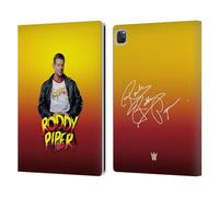 Head Case Designs Licenza Ufficiale WWE Giacca di Pelle Rowdy Roddy Piper Custodia Portafoglio in Pelle Compatibile con Apple iPad PRO 13 M4 2024