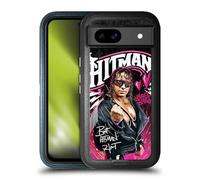 Head Case Designs Licenza Ufficiale WWE Grafica Hitman Bret Hart Custodia Antiurto Ultra Blindata Compatibile con Google Pixel 8a