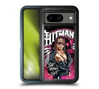 Head Case Designs Licenza Ufficiale WWE Grafica Hitman Bret Hart Custodia Antiurto Ultra Blindata Compatibile con Google Pixel 8