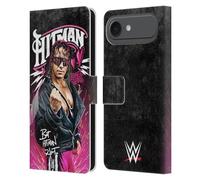 Head Case Designs Licenza Ufficiale WWE Grafica Hitman Bret Hart Custodia Portafoglio in Pelle Compatibile con Apple iPhone 17 Air