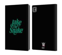 Head Case Designs Licenza Ufficiale WWE Grafico Jake The Snake Roberts Custodia Portafoglio in Pelle Compatibile con Apple iPad PRO 11 M4 2024