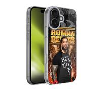 Head Case Designs Licenza Ufficiale WWE Grunge Roman Reigns Custodia in Gel [Protezione di Grado Militare] Compatibile con Apple iPhone 17
