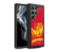 Head Case Designs Licenza Ufficiale WWE Hulkmania Hulk Hogan Custodia Antiurto Ultra Blindata Compatibile con Samsung Galaxy S22 Ultra 5G