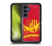 Head Case Designs Licenza Ufficiale WWE Hulkmania Hulk Hogan Custodia Antiurto Ultra Blindata Compatibile con Samsung Galaxy S25 Fe