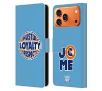 Head Case Designs Licenza Ufficiale WWE Hustle Loyalty Respect John Cena Custodia Portafoglio in Pelle Compatibile con Apple iPhone 17 Pro Max