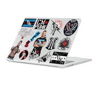 Head Case Designs Licenza Ufficiale WWE Icone CM Punk Custodia Laptop Trasparente con Glitter Armatura Rigida Cristallo Compatibile con MacBook Air 13.6" M2 A2681/M3 A3113/M4 A3240 2022/2024/2025