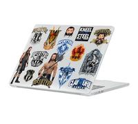 Head Case Designs Licenza Ufficiale WWE Icone Drew McIntyre Custodia Laptop Trasparente Armatura Rigida Cristallo Compatibile con MacBook Air 13.6" M2 A2681/M3 A3113/M4 A3240 2022/2024/2025