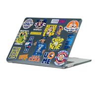Head Case Designs Licenza Ufficiale WWE Icone John Cena Custodia Laptop Nero con Glitter Armatura Rigida Cristallo Compatibile con MacBook Air 13.6" M2 A2681/M3 A3113/M4 A3240 2022/2024/2025