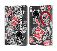 Head Case Designs Licenza Ufficiale WWE Icone Stone Cold Steve Austin Custodia Portafoglio in Pelle Compatibile con Apple iPad Air 13 2024/2025