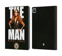 Head Case Designs Licenza Ufficiale WWE Immagine Becky Lynch The Man Custodia Portafoglio in Pelle Compatibile con Apple iPad PRO 13 M4 2024