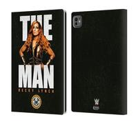 Head Case Designs Licenza Ufficiale WWE Immagine Becky Lynch The Man Custodia Portafoglio in Pelle Compatibile con Apple iPad PRO 11 M4 2024