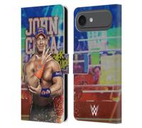 Head Case Designs Licenza Ufficiale WWE Immagine LED 2017 John Cena Custodia Portafoglio in Pelle Compatibile con Apple iPhone 17 Air