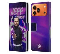 Head Case Designs Licenza Ufficiale WWE Immagine LED Jeff Hardy Custodia Portafoglio in Pelle Compatibile con Apple iPhone 17 Pro Max
