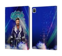 Head Case Designs Licenza Ufficiale WWE Immagine LED Robert Roode Custodia Portafoglio in Pelle Compatibile con Apple iPad PRO 13 M4 2024