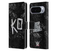 Head Case Designs Licenza Ufficiale WWE KO Kevin Owens Custodia Portafoglio in Pelle Compatibile con Google Pixel 10 Pro XL