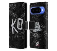 Head Case Designs Licenza Ufficiale WWE KO Kevin Owens Custodia Portafoglio in Pelle Compatibile con Google Pixel 10
