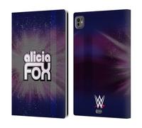 Head Case Designs Licenza Ufficiale WWE LED Logotipo Alicia Fox Custodia Portafoglio in Pelle Compatibile con Apple iPad PRO 11 M4 2024