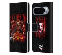 Head Case Designs Licenza Ufficiale WWE Let Me In Bray Wyatt Custodia Portafoglio in Pelle Compatibile con Google Pixel 10 Pro XL