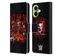 Head Case Designs Licenza Ufficiale WWE Let Me in Bray Wyatt Custodia Portafoglio in Pelle Compatibile con Apple iPhone 17