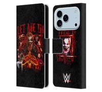 Head Case Designs Licenza Ufficiale WWE Let Me in Bray Wyatt Custodia Portafoglio in Pelle Compatibile con Apple iPhone 17 PRO