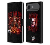 Head Case Designs Licenza Ufficiale WWE Let Me in Bray Wyatt Custodia Portafoglio in Pelle Compatibile con Apple iPhone 17 Air