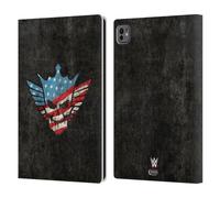 Head Case Designs Licenza Ufficiale WWE Logo American Nightmare Grafica Cody Rhodes Custodia Portafoglio in Pelle Compatibile con Apple iPad PRO 11 M4 2024