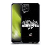 Head Case Designs Licenza Ufficiale WWE Logo Arte Principale Wrestlemania 42 Custodia in Gel [Protezione di Grado Militare] Compatibile con Samsung Galaxy A12 (2020)